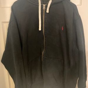 Polo Ralph Lauren Black 3XB Full Zip Hoodie